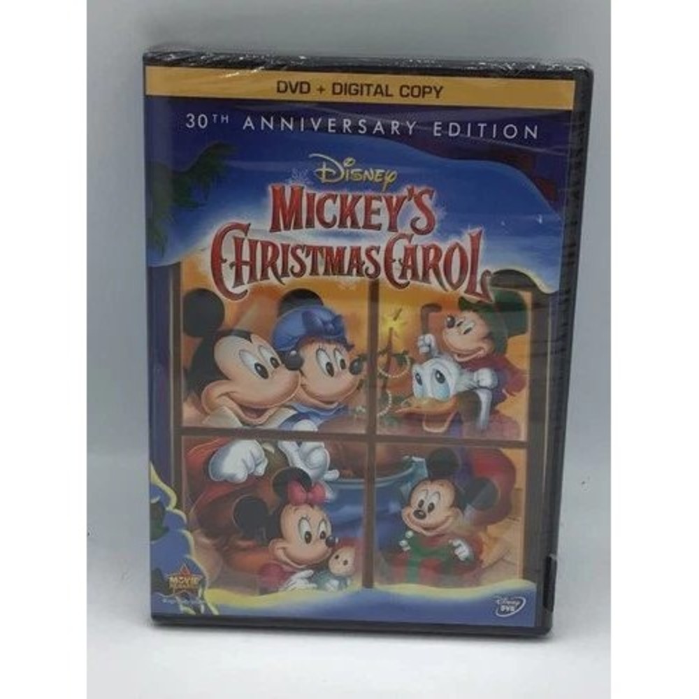 Disney Mickey's Christmas Carol 30th Anniversary Edition SEALED DVD Digital Copy